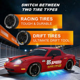 AE86 & MX5 RC Drift Car with Pop-Up Headlights & Spray Effect