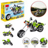 Architect Highway Cruiser 3-in-1 Building Blocks Toy for Kids – 129 Pieces DIY Bike Set