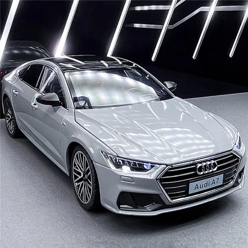 Audi A7 1:24 Scale Diecast Model Car – Pull-Back with Lights &amp; Sound