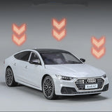 Audi A7 1:24 Scale Diecast Model Car – Pull-Back with Lights &amp; Sound