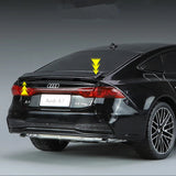 Audi A7 1:24 Scale Diecast Model Car – Pull-Back with Lights &amp; Sound
