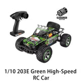 1:10 Large 4WD RC Monster Truck – High-Speed Off-Road with LED Lights