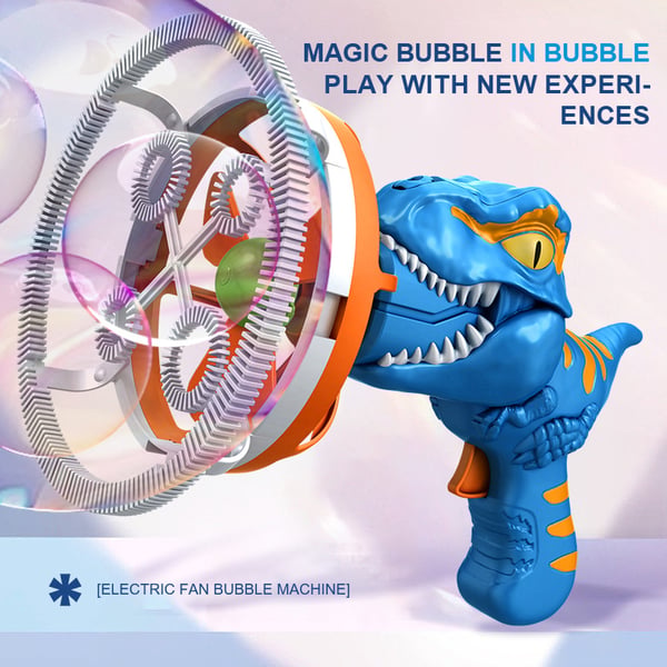 Electric Dinosaur Bubble Stick for Kids - Outdoor Toy Pakistan