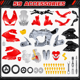 2-in-1 Take-Apart Motorcycle Workshop Building Set for Kids