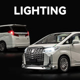 Toyota Alphard MPV 1:18 Diecast Model Car – Lights & Sound
