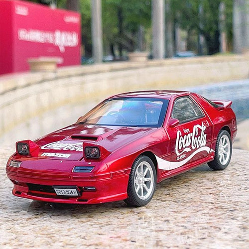 Mazda RX7 Coca-Cola Edition 1:24 Diecast Model Car