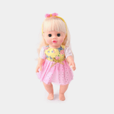 Baby Doll Happy Every Day | Musical Doll with Feeding Bottle for Kids