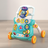 Baby Push Walker with Wheels | Sit-to-Stand Toddler Learning & Activity Toy