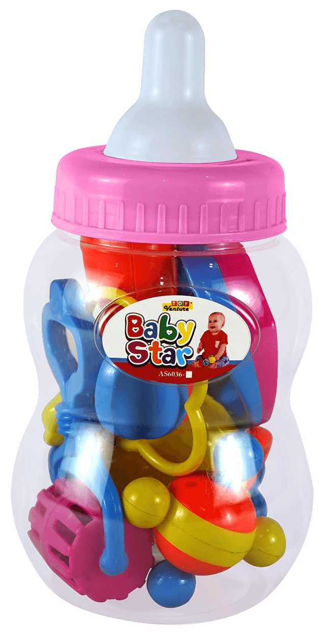 Baby Star Rattle Feeder – 2-in-1 Baby Teether & Rattle Toy