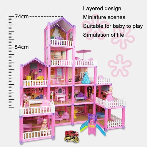 Barbie Dream Castle Doll House – 162-Piece Play Set