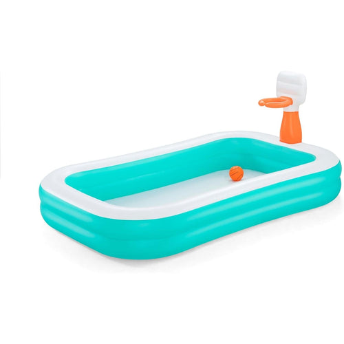 Basketball Dunk n' Splash Family Pool 8ft 3in x 5ft 6in x 3ft 4in | Inflatable Play Pool
