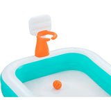 Basketball Dunk n' Splash Family Pool 8ft 3in x 5ft 6in x 3ft 4in | Inflatable Play Pool