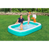 Basketball Dunk n' Splash Family Pool 8ft 3in x 5ft 6in x 3ft 4in | Inflatable Play Pool