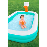 Basketball Dunk n' Splash Family Pool 8ft 3in x 5ft 6in x 3ft 4in | Inflatable Play Pool