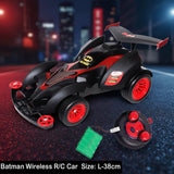 Batman RC Car with LED Lights & Rechargeable Battery