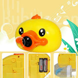 Mini Bubble Camera Toy for Kids – Duck Design with Light & Music
