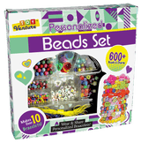 Kids Toy Bundle – Doctor Set, Beads Kit & Baby Rattle
