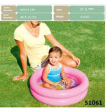 BESTWAY Kids 2 Ring Paddling Pool 2ft x 6in | Inflatable Mini Splash Pool