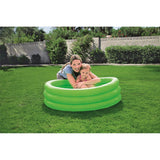BESTWAY 3 Ring Kiddie Paddling Pool 3ft 4in x 10in | Inflatable Mini Splash Pool