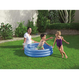 BESTWAY 3 Ring Kiddie Paddling Pool 3ft 4in x 10in | Inflatable Mini Splash Pool