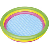 BESTWAY Kids 3 Ring Summer Pool 5ft x 1ft | Inflatable Family Splash Pool