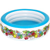 BESTWAY Kids 3 Ring Playing Pool 6ft 5in x 1ft 9in | Large Inflatable Family Pool