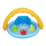 BESTWAY Baby Pool with Roof, Backrest & Sorter 3ft 9in x 2ft 11in | Inflatable Infant Pool