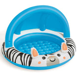 BESTWAY Baby Sun Shaded Pool 3ft 2in x 2ft 2in | Inflatable Infant Splash Pool