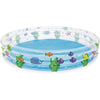 BESTWAY Deep Dive 3 Ring Kids Pool 6ft x 1ft 1in | Inflatable Splash Pool