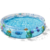 BESTWAY Deep Dive 3 Ring Kids Pool 6ft x 1ft 1in | Inflatable Splash Pool