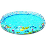 BESTWAY Deep Dive 3 Ring Kids Pool 6ft x 1ft 1in | Inflatable Splash Pool