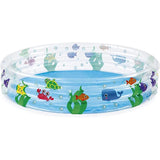 BESTWAY Deep Dive 3 Ring Kids Pool 6ft x 1ft 1in | Inflatable Splash Pool