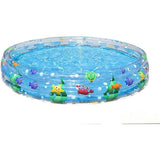 BESTWAY Deep Dive 3 Ring Kids Pool 6ft x 1ft 1in | Inflatable Splash Pool