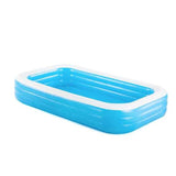 BESTWAY Deluxe Rectangular Kids Pool 10ft x 6ft x 1ft 10in | Large Family Splash Pool
