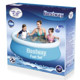 BESTWAY Expansion Pool Set for Kids 6ft x 1ft 8in | Above Ground Splash Pool