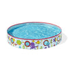 BESTWAY Fill & Fun Kids Paddling Pool 5ft x 10in | Rigid Splash Pool