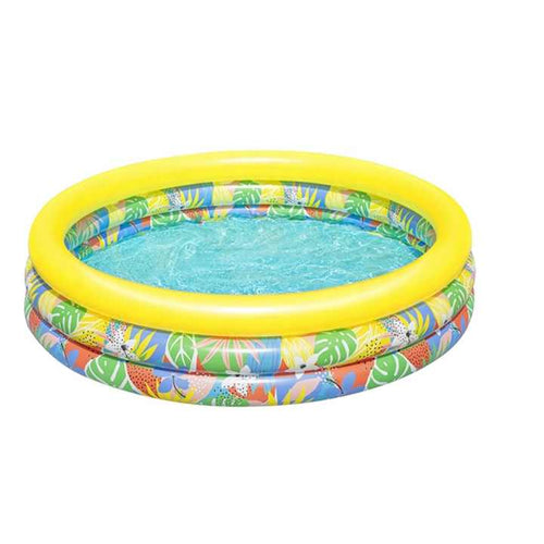 BESTWAY Floral Paradise Kids Pool 5ft 6in x 1ft 3in | Inflatable Splash Pool