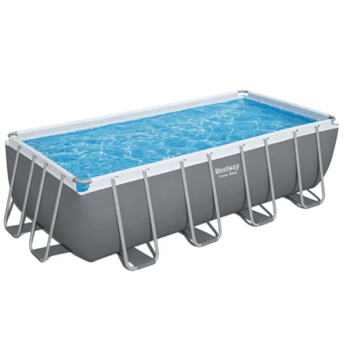 BESTWAY Rectangular Above Ground Pool 16ft x 8ft x 4ft | Family Swimming Pool