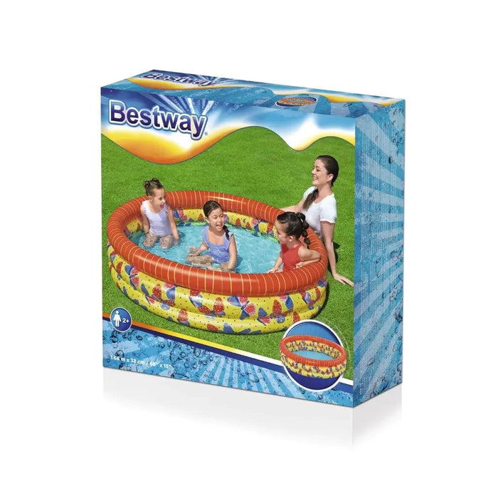 BESTWAY Butterfly Kids Pool 5ft | Inflatable Splash Pool