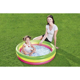 BESTWAY Inflatable Rainbow Kids Pool 3ft 4in x 10in | Mini Splash Pool