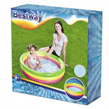BESTWAY Inflatable Rainbow Kids Pool 3ft 4in x 10in | Mini Splash Pool