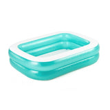 BESTWAY Inflatable Rectangular Family Pool 6ft 7in x 4ft 9.5in | Large Splash Pool