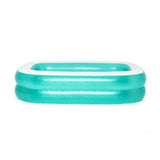 BESTWAY Inflatable Rectangular Family Pool 6ft 7in x 4ft 9.5in | Large Splash Pool