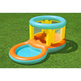BESTWAY Jumping Bouncer & Paddling Pool 7ft 10in x 4ft 8in x 3ft 4in | Inflatable Play Pool