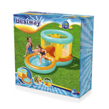 BESTWAY Jumping Bouncer & Paddling Pool 7ft 10in x 4ft 8in x 3ft 4in | Inflatable Play Pool