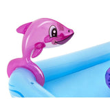 BESTWAY Kids Aquarium Pool Centre 7ft 10in x 6ft 9in x 2ft 10in | Inflatable Water Play Center