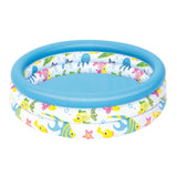 BESTWAY Kids Paddling Pool 3ft 3in x 10in | Compact Inflatable Splash Pool