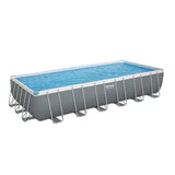 BESTWAY Large Freestanding Above Ground Pool 24ft x 12ft x 4ft 4in | Extra Large Family Pool