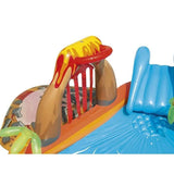 BESTWAY Lava Lagoon Safe Play Centre Pool 8ft 8in x 8ft 8in x 3ft 5in | Kids Inflatable Water Play Center