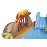 BESTWAY Lava Lagoon Safe Play Centre Pool 8ft 8in x 8ft 8in x 3ft 5in | Kids Inflatable Water Play Center
